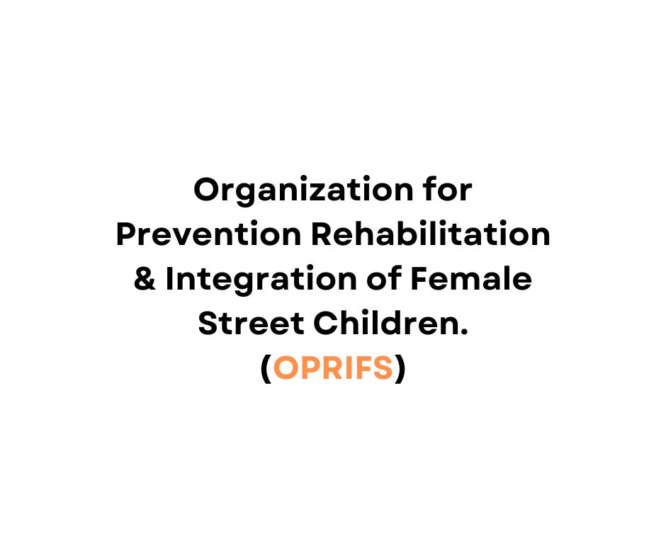 OPRIFS - Organization for Prevention Rehabilitation & Integration of Female Street Children logo